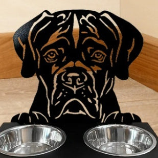 Personalized Dog Food Bowl Rack