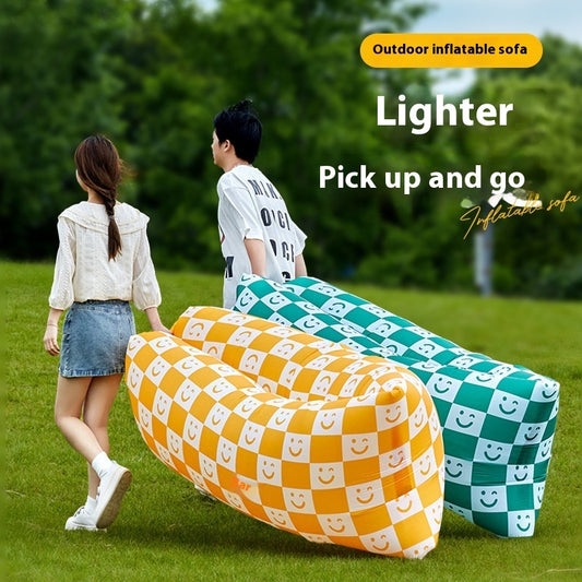 Lazy Sofa Outdoor Camping Music Festival Inflatable Foldable One-minute Inflatable Portable Seat